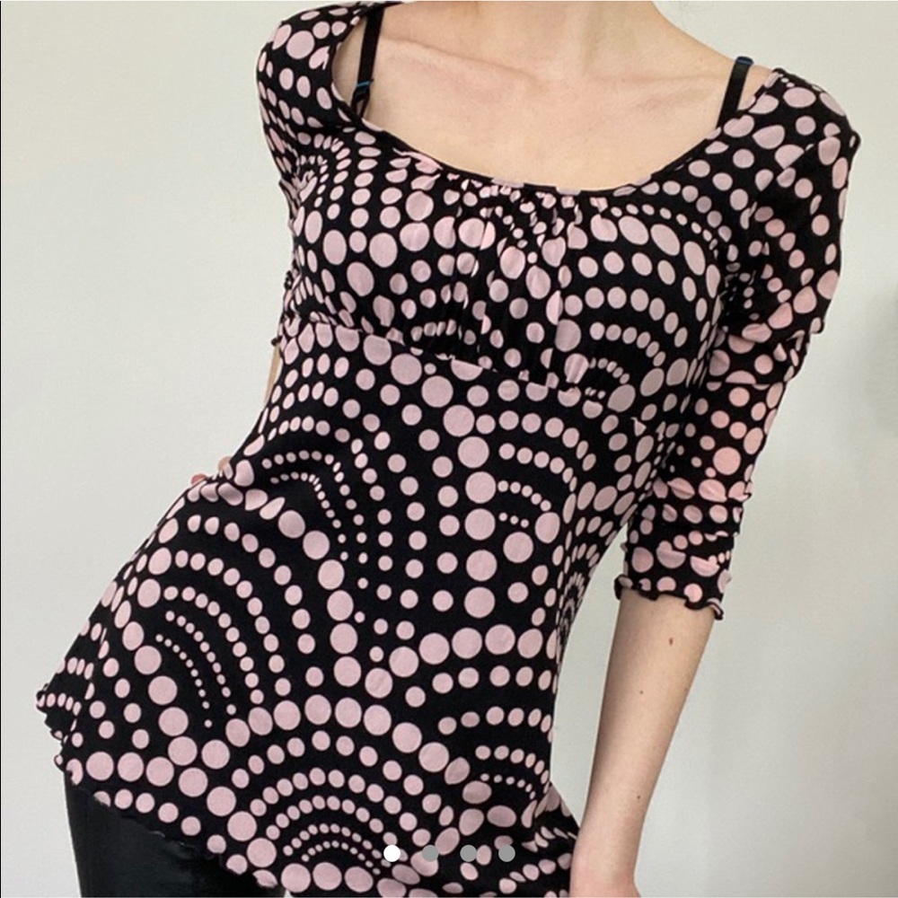 polka blouse